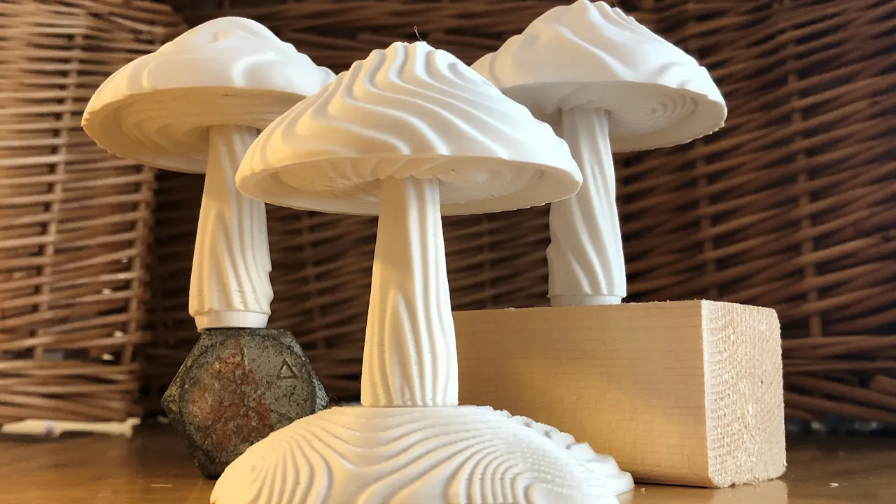 Wavey Modular Mushrooms