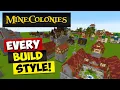 MineColonies Every Build Style In The Game