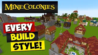 MineColonies Every Build Style In The Game