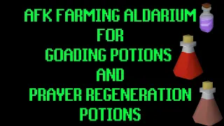 NEW UPDATE AFK ALDARIUM METHOD REGEN POTIONS