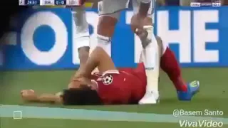 لحظة اصابة محمد صلاح اغنية تقدر تعمل كل حاجة 