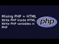 Mixing PHP and HTML5 Web Development The Quick Code