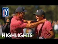 Tiger and Charlie Woods shoot 15-under 57 Round 2 PNC Championship 2024