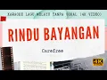 Download Lagu Rindu Bayangan - Carefree I 4K VIDEO Karaoke Lagu Melayu Tanpa Vokal