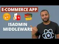 E-commerce MERN Project Bangla Tutorial 41 isAdmin middleware