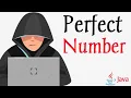 Perfect Number Iterative Construct In Java ICSE Java