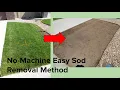 No-Machine easy removal method