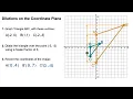 Dilations on the Coordinate Plane
