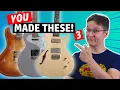 CUSTOMER GUITARS Built Using MY TEMPLATES