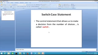 Java Programming in Hindi Hindi Part 9 Switch Case Statement