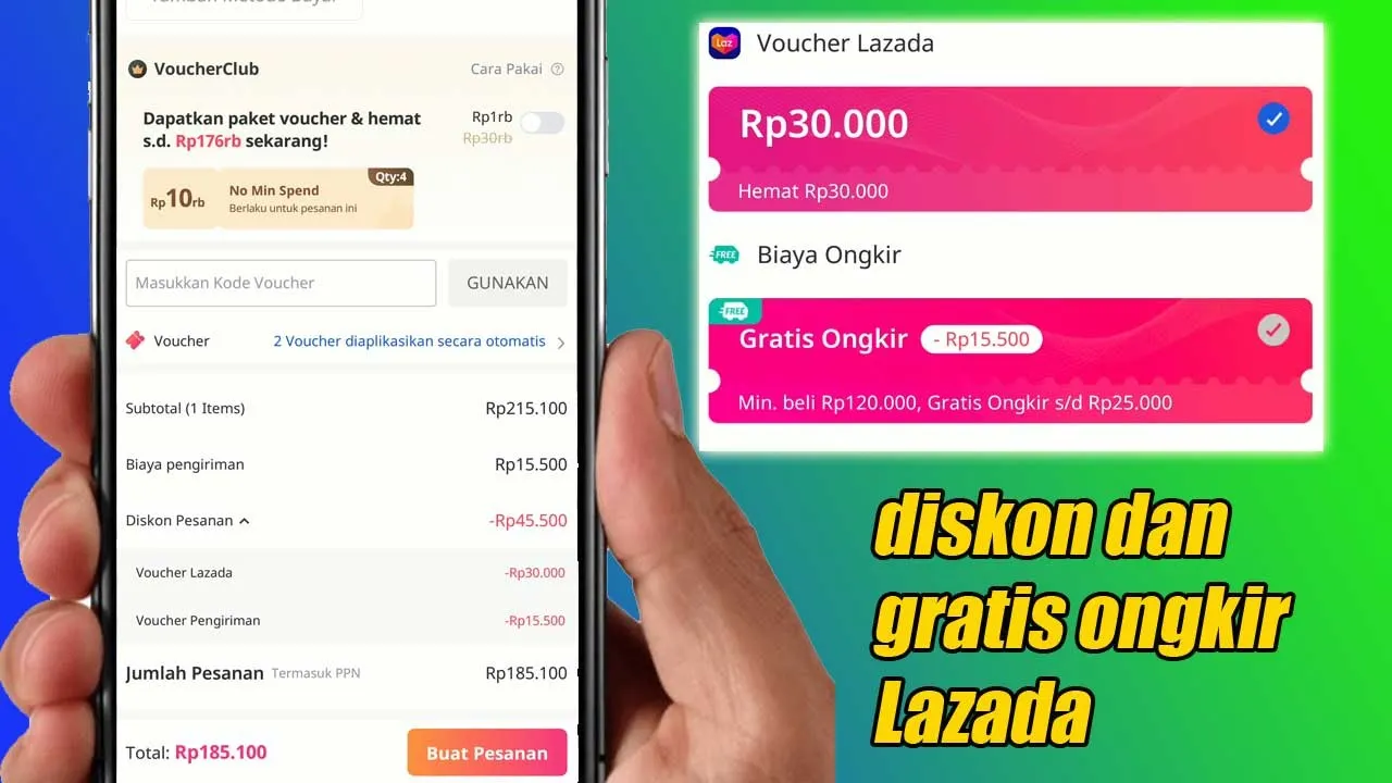 CARA MENGGUNAKAN BONUS DADAKAN TERBARU DI LAZADA