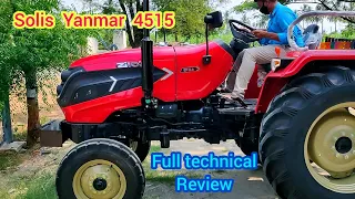 solis yanmar 4515 48hp 2wd tractor full technical review price features and specifications p 1