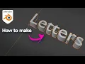 Download Lagu Blender how to make letters