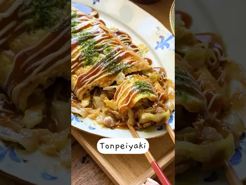 Easy Tonpeiyaki | Japanese Home Cooking #shorts