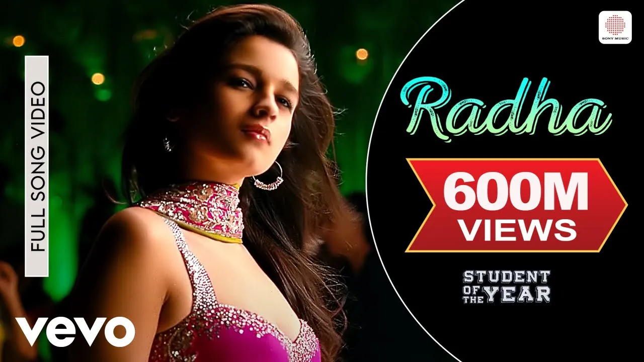 Radha - SOTY |Alia |Sidharth |Varun |Udit Narayan|Shreya Ghosal