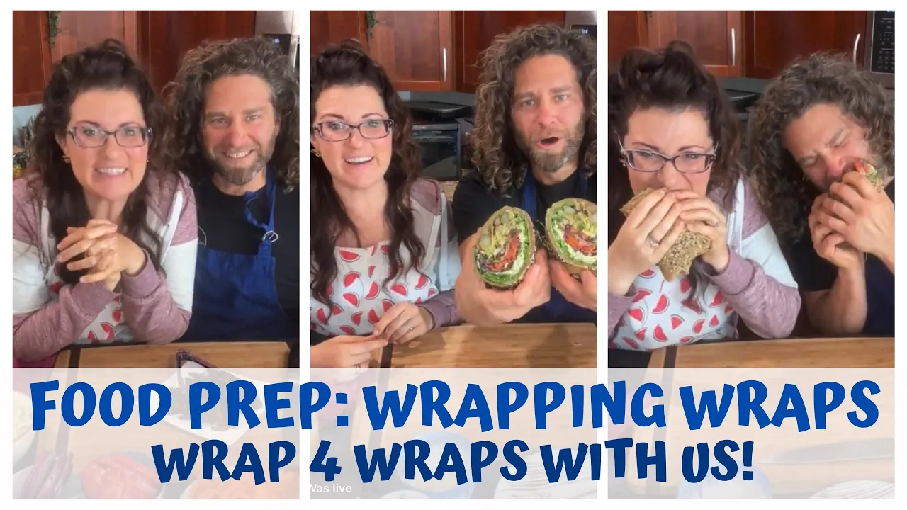 FOOD PREP LIVE: WRAPPING RAW VEGAN WRAPS WITH US