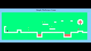 Simple Platformer Game using JavaScript