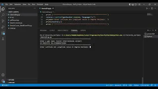 Geocoding reverse Geocoding using Python