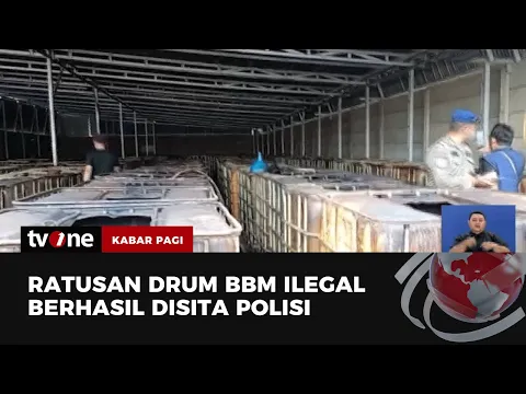 Polisi Gerebek Gudang BBM Ilegal Terbesar di Sumsel