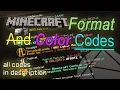 How To Your Minecraft Server MOTD Minecraft Formatting and Color Codes