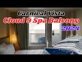 REFURBISHED Carnival Vista Cloud 9 Spa Balcony Room Tour 14220