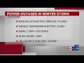 Power outages begin across Middle TN