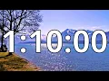 1 Hour 10 Minutes Countdown Timer With Alarm Sound At the End Simple Beep