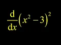 Chain rule and power rule combined chain rule x 2-3 2 power of a polynomial