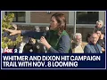 Gov Gretchen Whitmer and GOP challenger Tudor Dixon hit campaign trail with Nov 8 looming