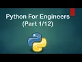 Python Crash Course For Engineers Part 1 12