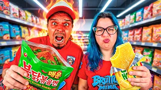 PROVANDO COMIDAS BIZARRAS DA COREIA *Será que aguentamos?