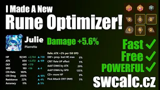 I Made A Rune Optimizer - This Is How To Use It Free Summoners War