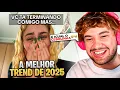 Download Lagu REAGINDO A TREND MAIS ENGRAÇADA DE 2025! (FIZ MINHA VERSÃO)