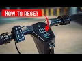 How to Reset Gotrax Scooter