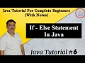 If-Else Statement In Java Basic Understanding Of Java By Harvinder Singh