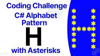 C star pattern Asterisks pattern Alphabet Pattern Print H