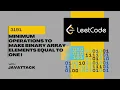 3191 Minimum Operations to Make Binary Array Elements Equal to One I Java Leetcode
