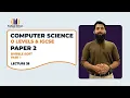 Bubble Sort Explained Part 1 O Level IGCSE Computer Science P2 Lecture 35