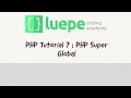 PHP Tutorial 7 PHP Super Global