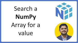 14 How to Search a NumPy Array Complete Python NumPy Tutorial for Data Science Amit Thinks