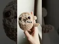 Crochet sloth using crochet amigurumi book by Woobles