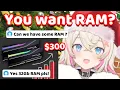 When you ask Mococo Santa for some RAM in 2025 (Hololive)