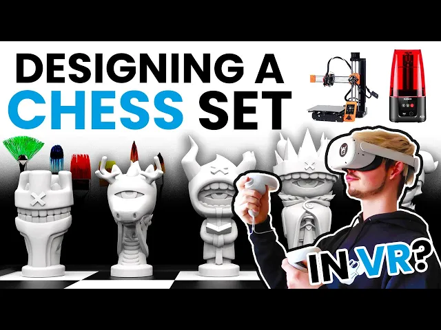 Art Toy Chess Set (No Supports) video thumbnail