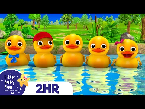 Download MP3 Counting Duck Song + 2 HOURS of Nursery Rhymes and Kids Songs | Little Baby Bum