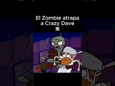 El Zombie captura a Crazy Dave 😂 #pvz #memes #plantsvszombies