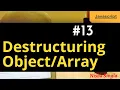 Destructuring in ES6 Array Object Destructuring Modern Javascript 2021