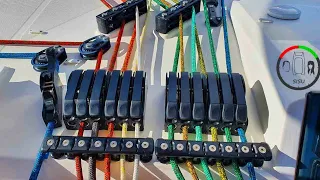 #121t CHUCKING Lewmar and UPGRADING to Spinlock clutches | SAILING SISU Leopard 45 CATAMARAN sailing