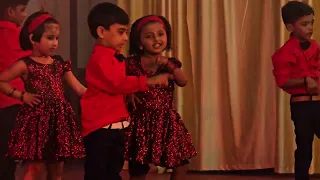 Annual day celebration at Adwi's school