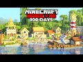 I Survived 100 Days on a Beach in Minecraft Hardcore!