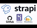 Strapi API Deploy to Heroku Step by Step Strapi Free Hosting with Heroku Cloudinary and MongoDB